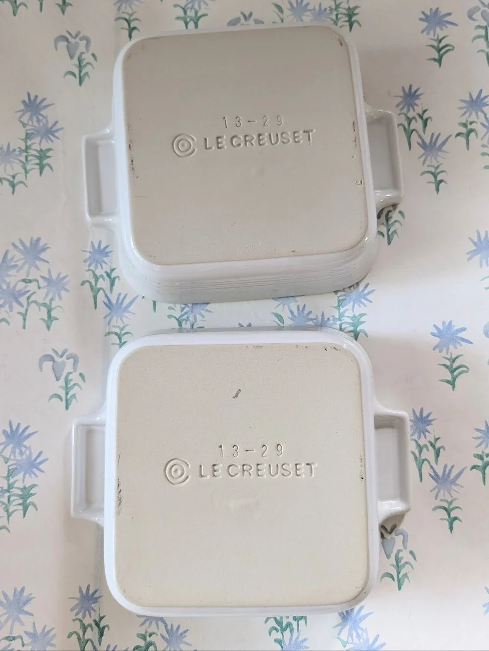 Set of 2 Le Creuset Heritage Stoneware Small 6